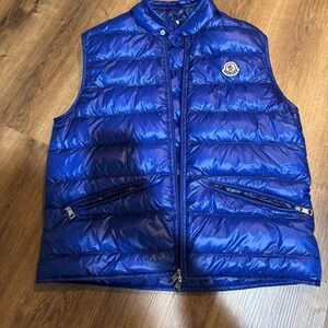 Moncler Blue Puffer Vest